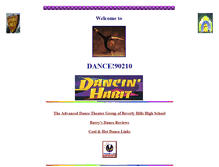 Tablet Screenshot of dance90210.com